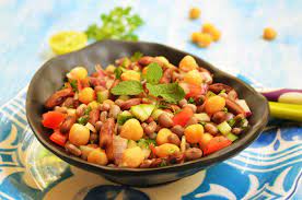 Healthy Three Bean Chaat