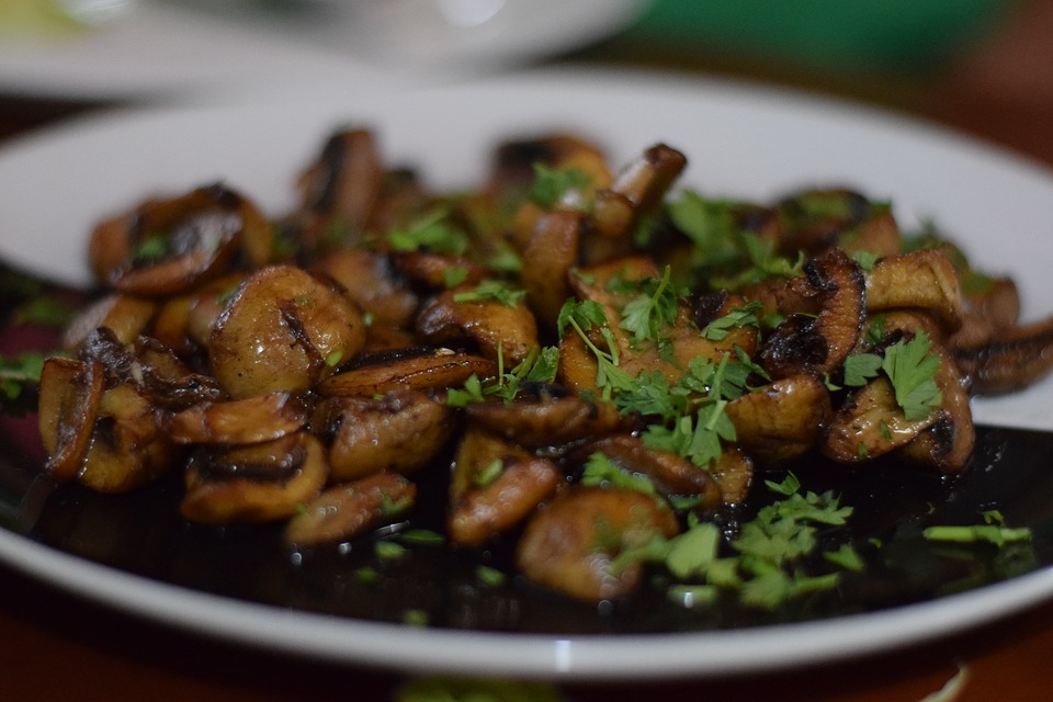 grilled mushroomss